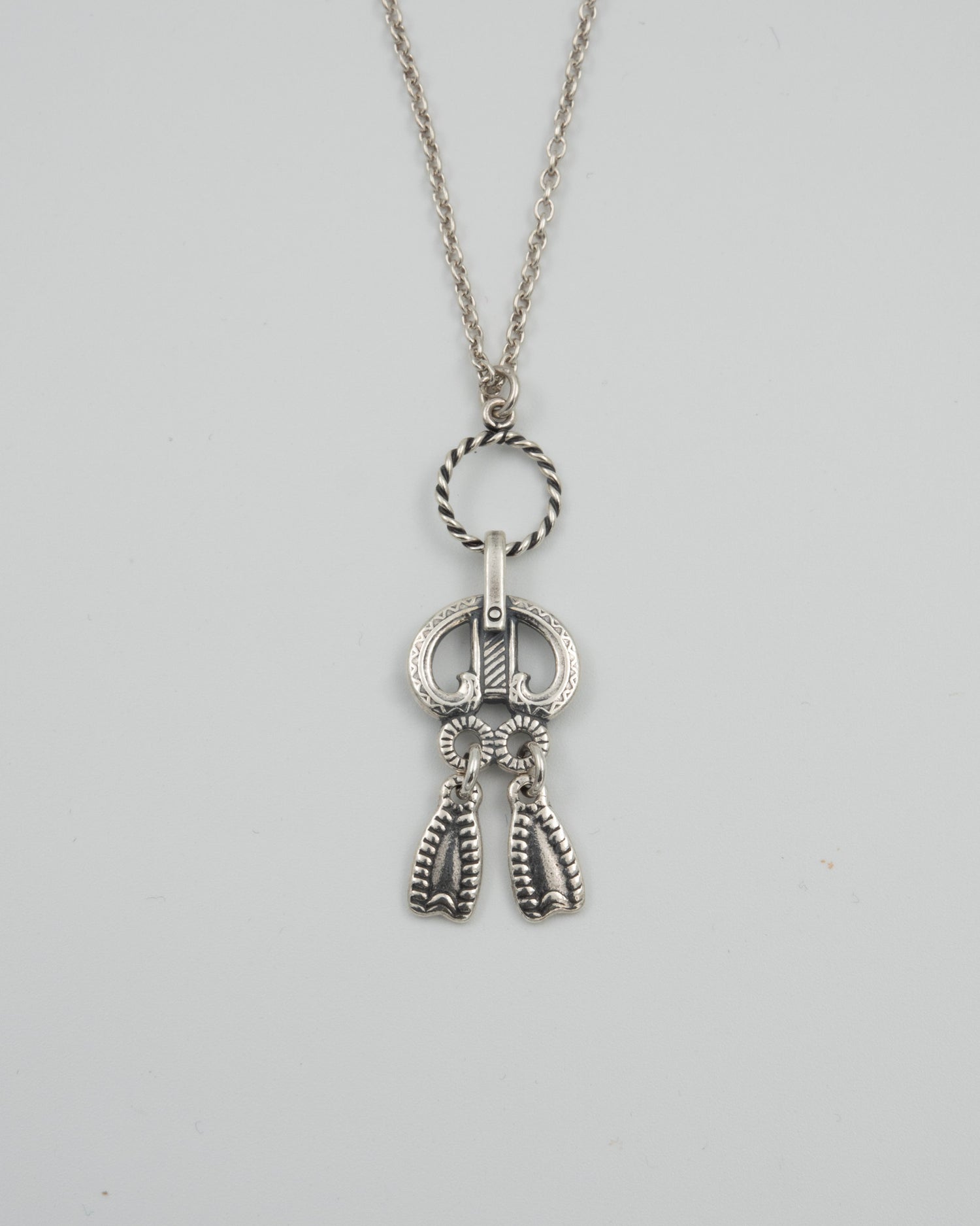 Kept Viipur rinkilä pendant 60 cm silver