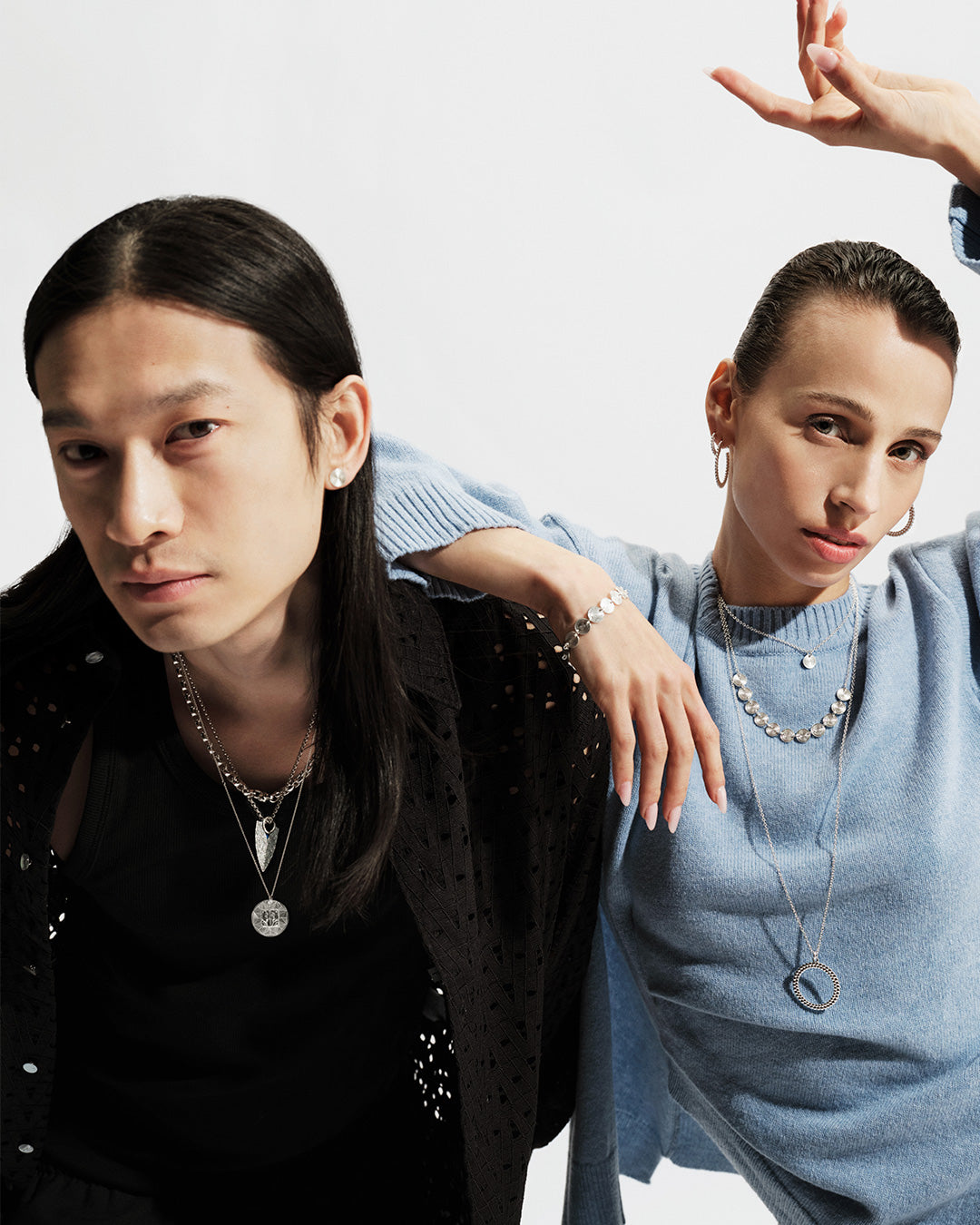 Pidetty Elämän roihu -riipus pieni 45/50 cm hopea