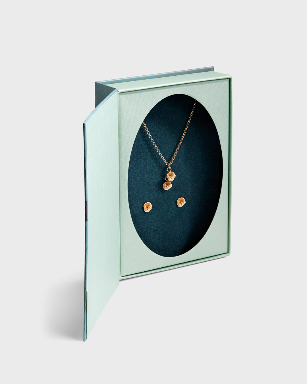 Kesäyön ruusu -lahjasetti pronssi