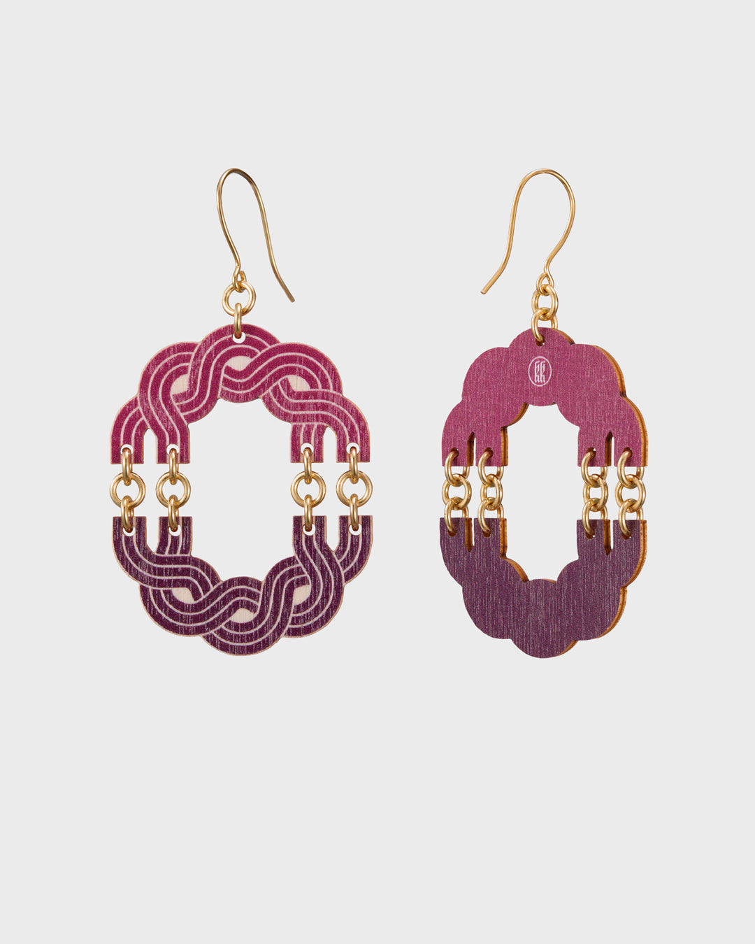 Louhetar-vanerikorvakorut punainen