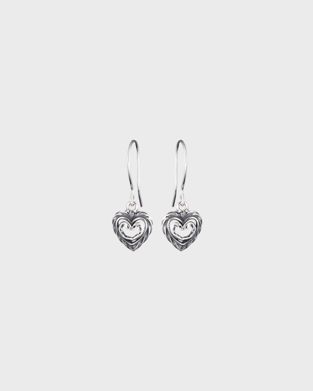Preloved Talon sydän earrings silver