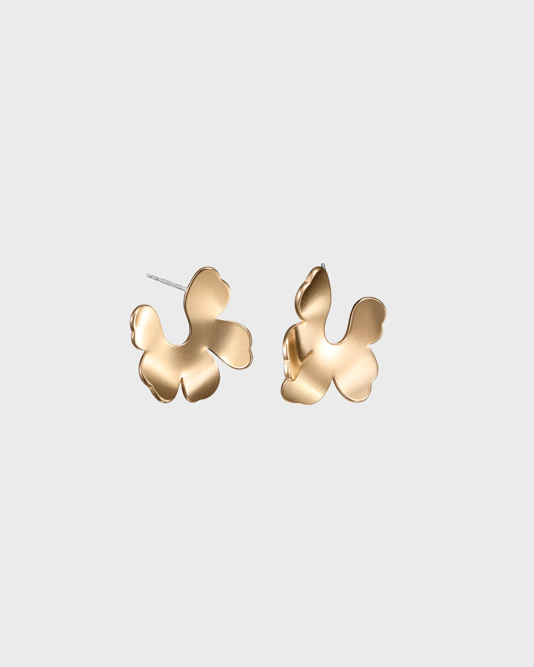 Unikko-korvakorut pienet pronssi