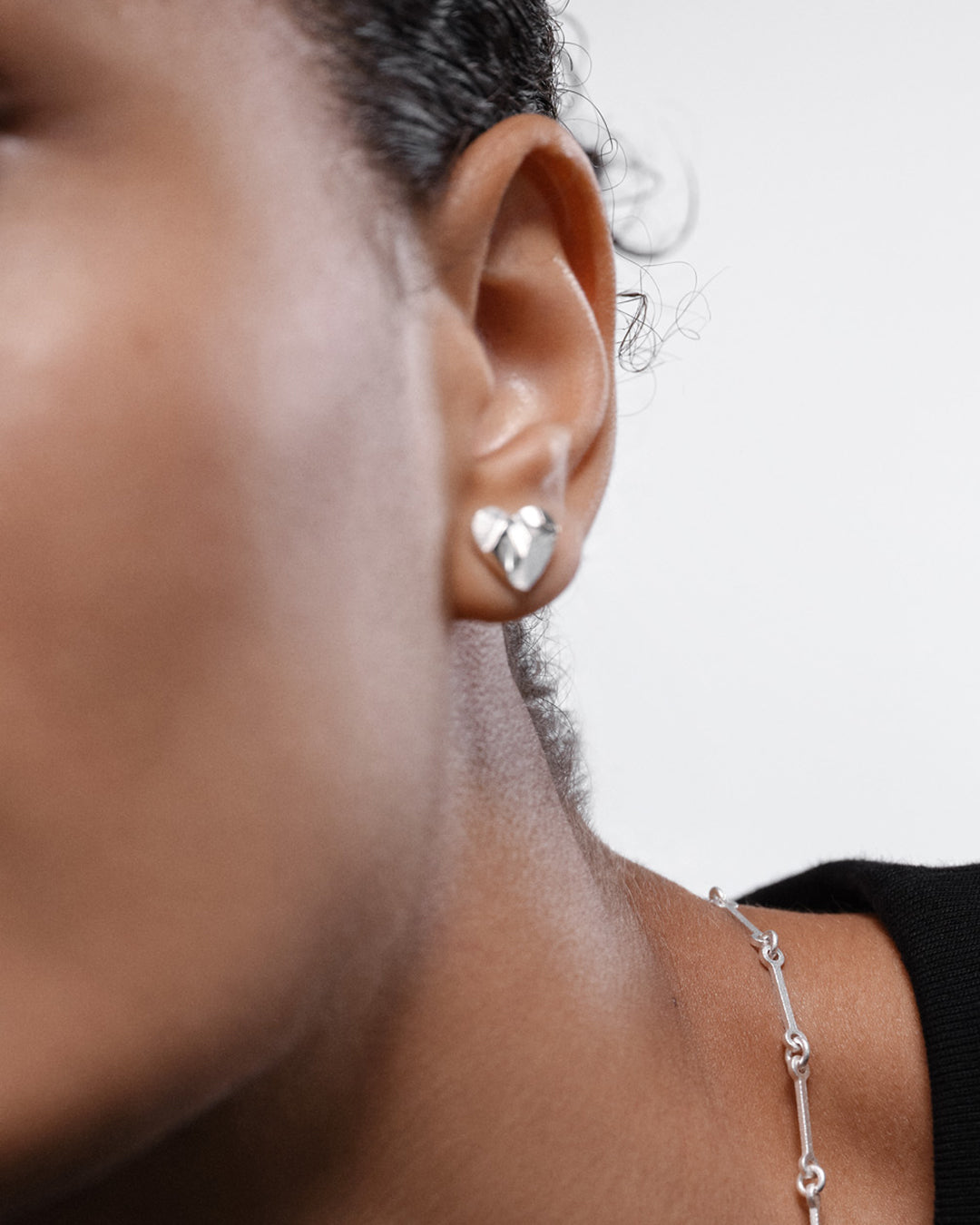 My Foolish Heart -korvakorut hopea