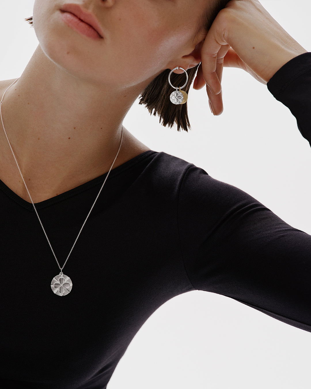 Amuletti-hela Neliapila hopea