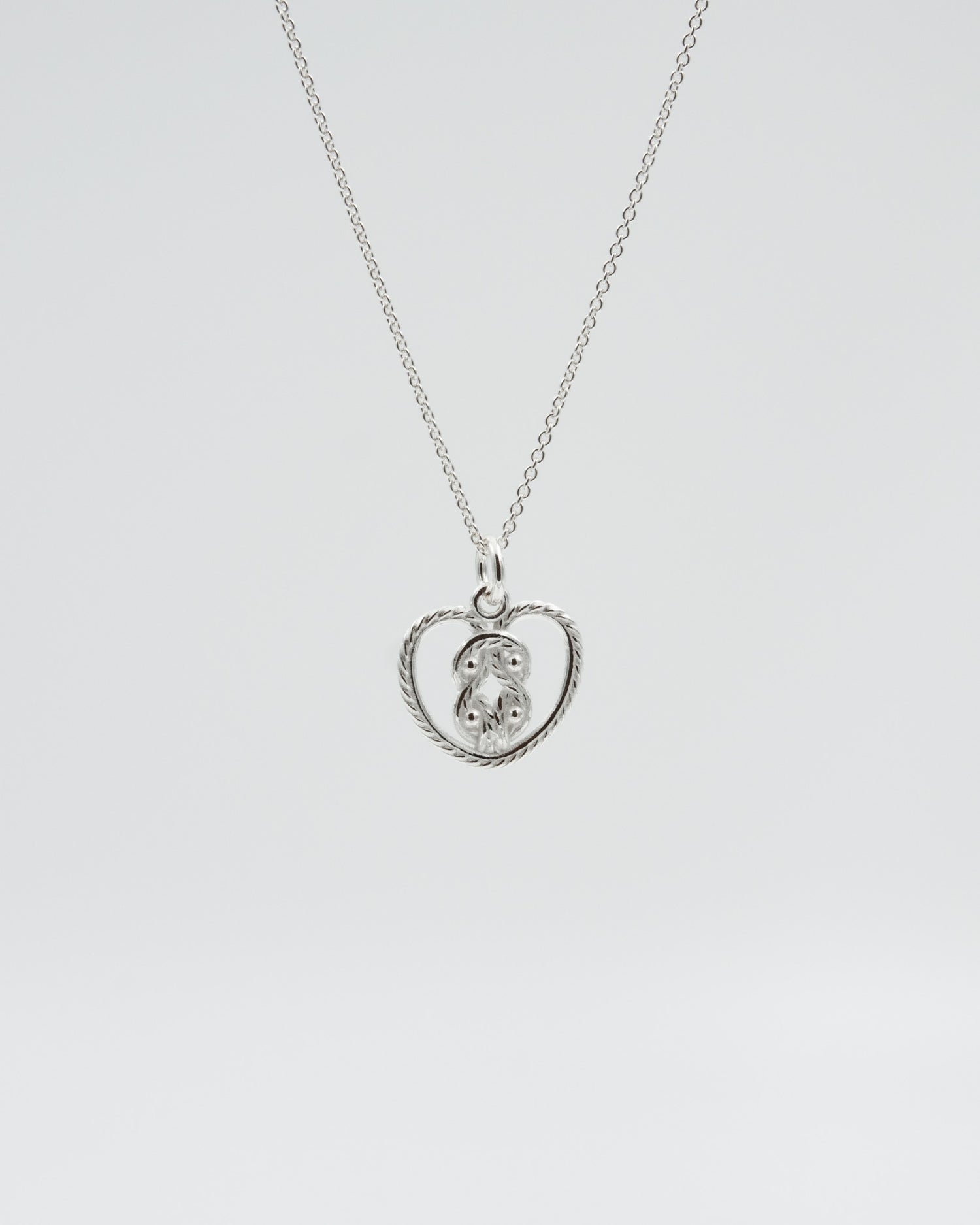 Pidetty Amuletti-riipus Teljänneito hopea