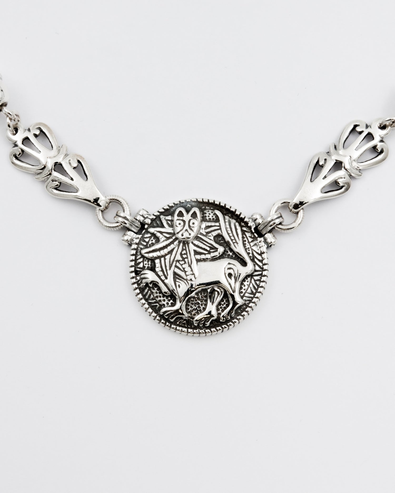 Kept Aurinkoleijona necklace 45 cm small silver