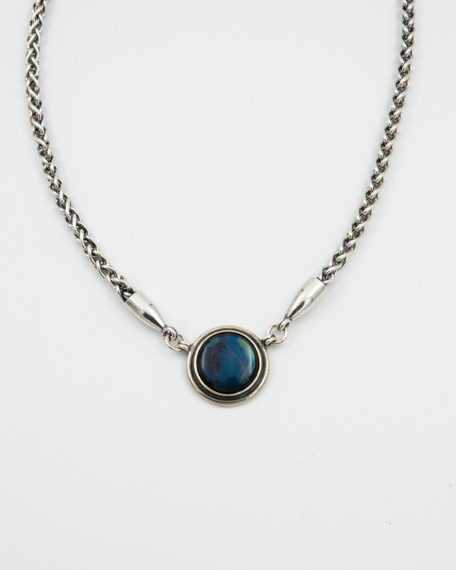 Held Spectro necklace 42 cm silver spectrolite