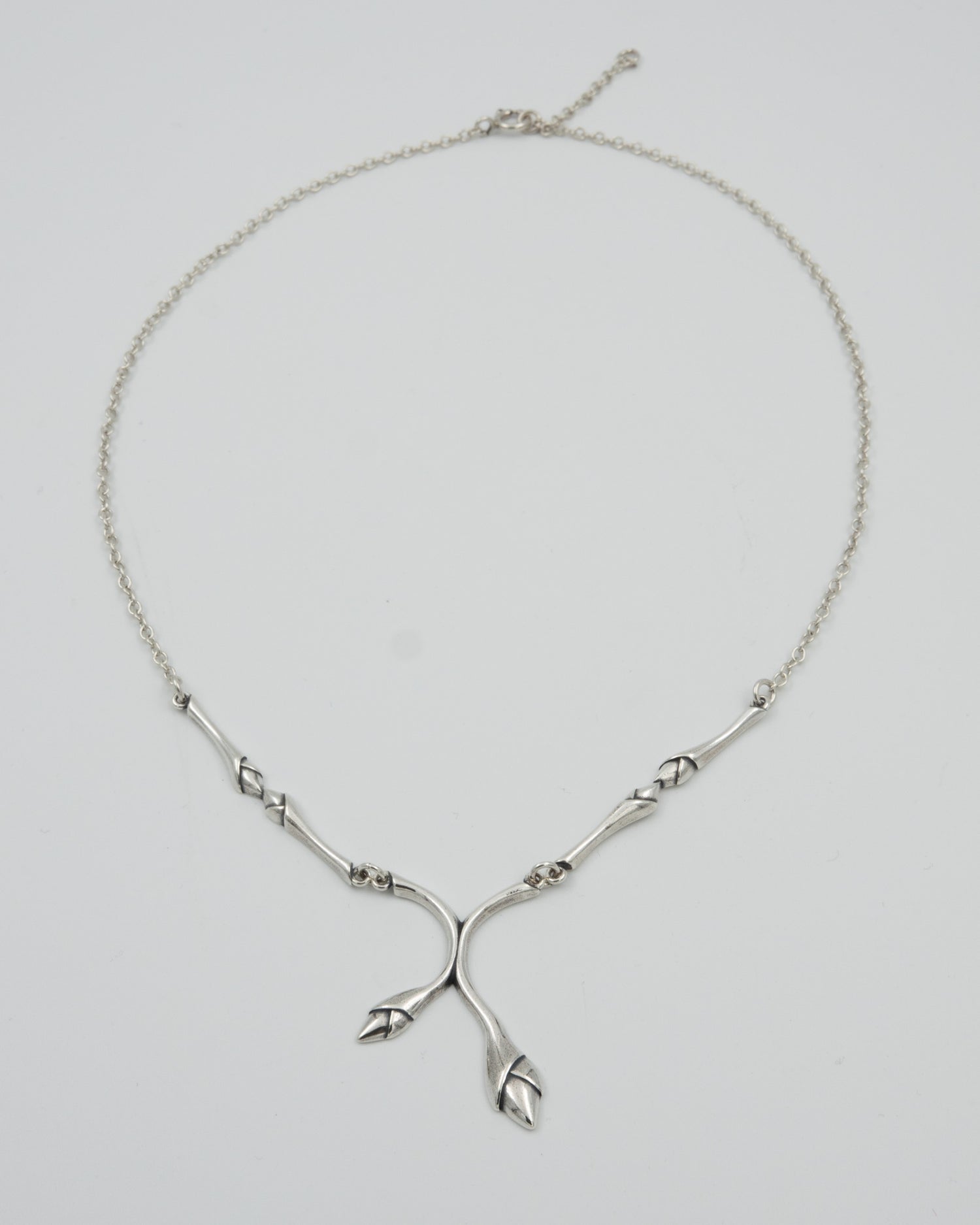 Kept Lumo necklace large 45 cm silver