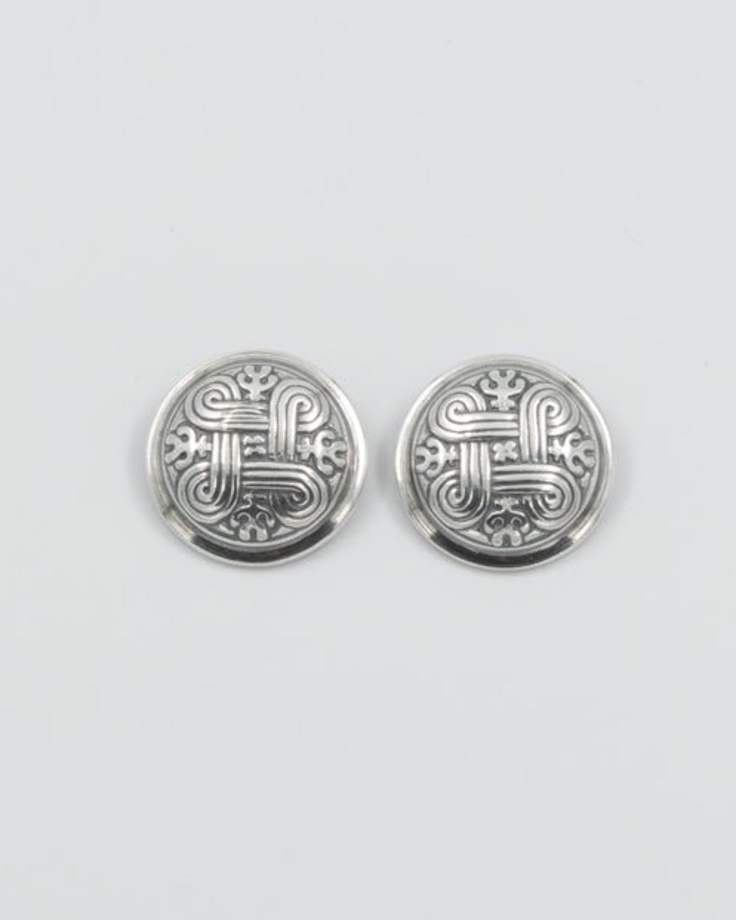 Held Hannunvaakuna earrings with clip silver
