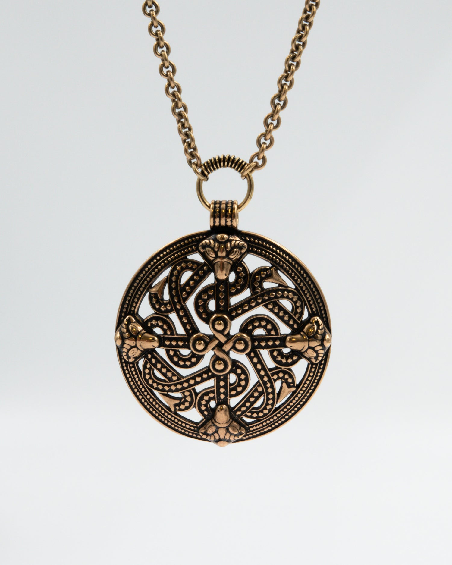 Pidetty riipus viikinkiajalta 70 cm pronssi