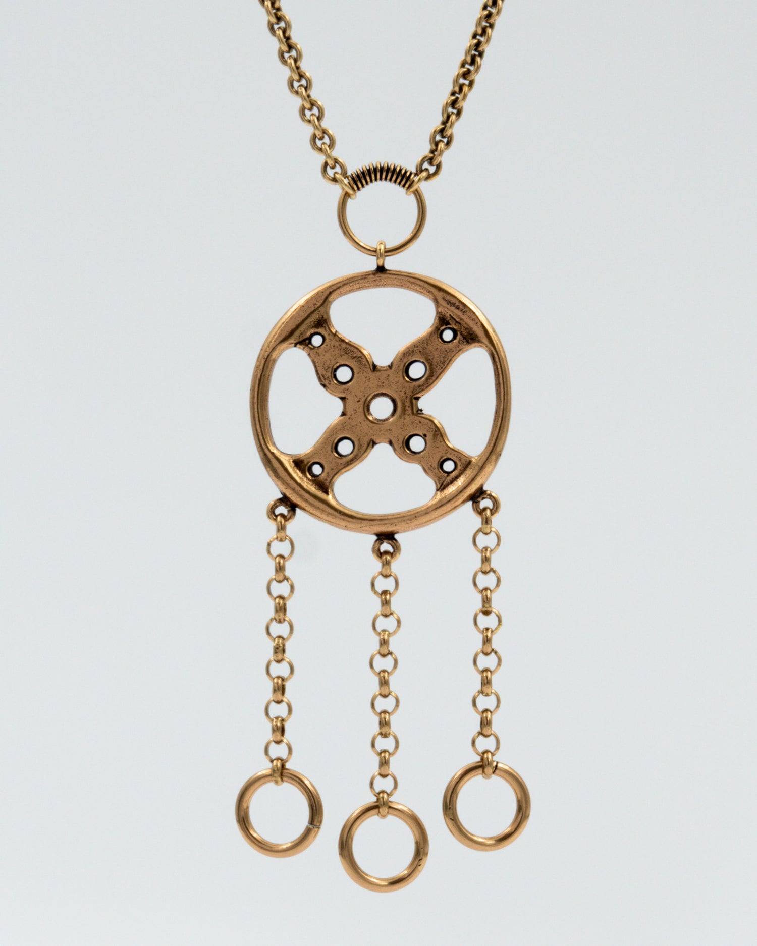 Pidetty Ruokolahden riipus 70 cm pronssi