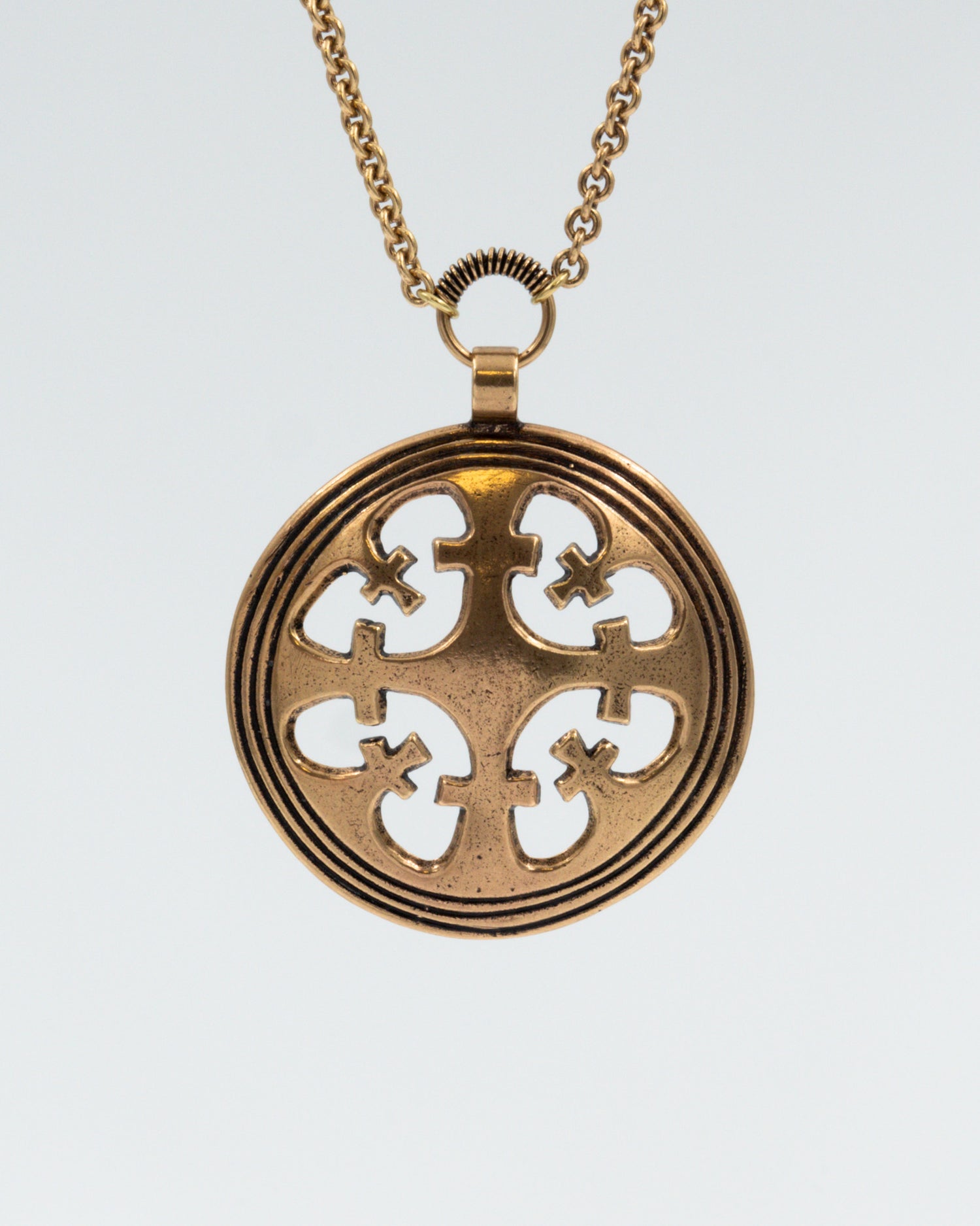 Pidetty Hauhon riipus iso pronssi