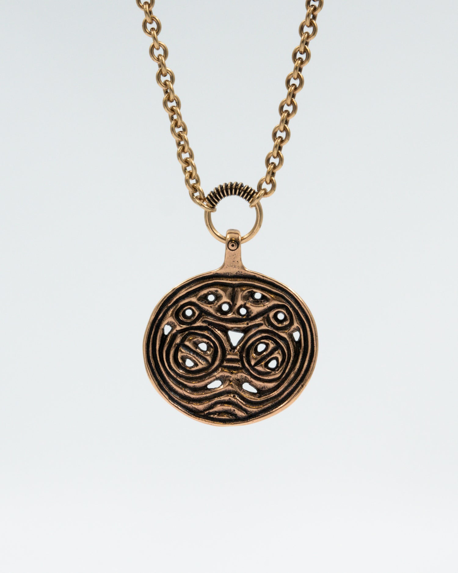 Pidetty Ruhtinansalmen riipus pronssi