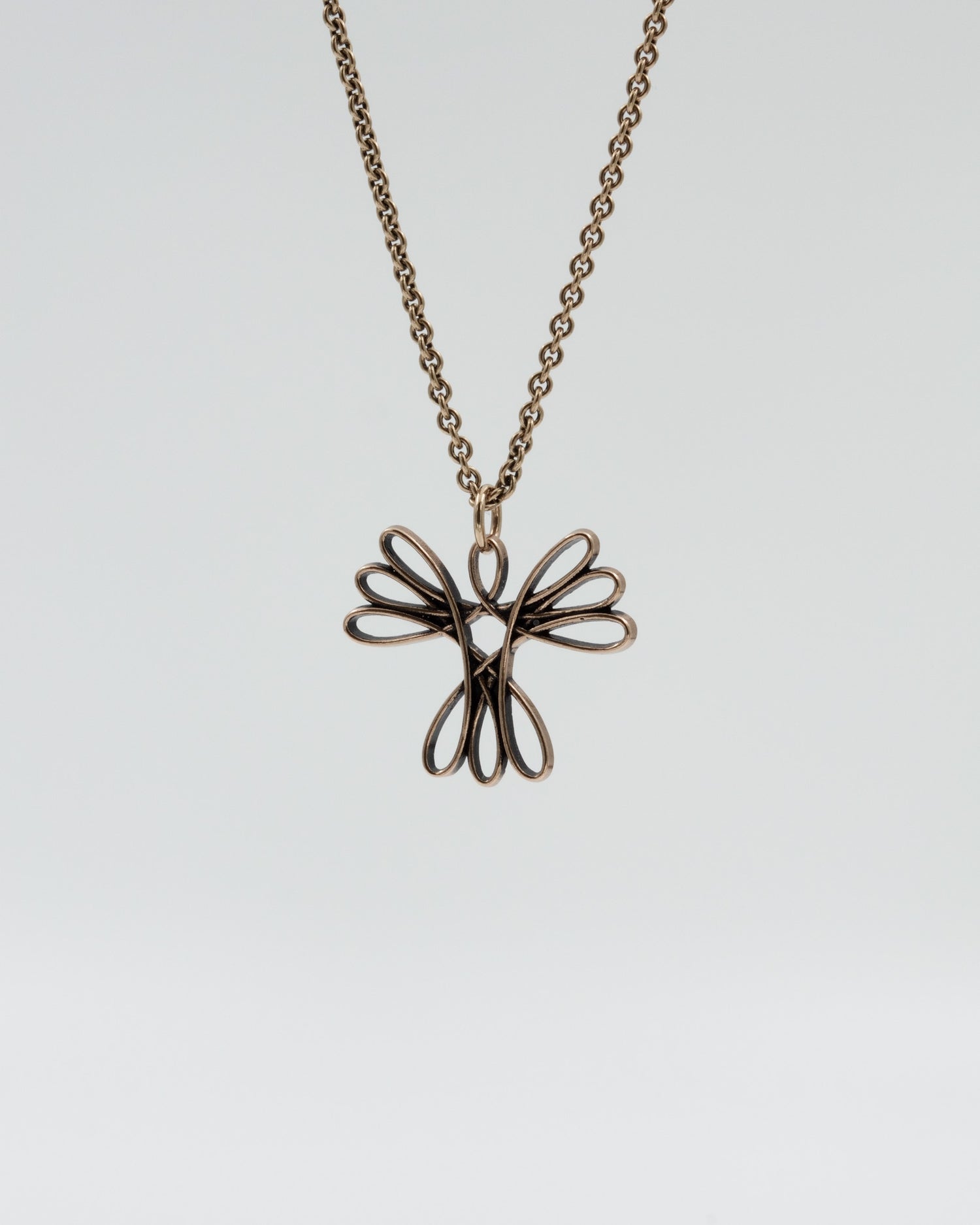 Held Touch pendant large bronze