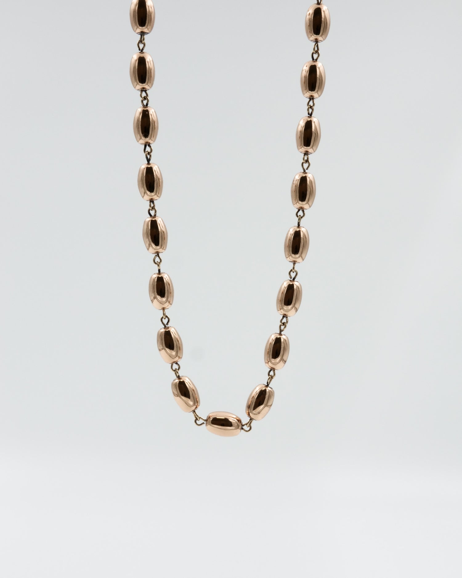Held Haliko smooth beads 45 cm bronze
