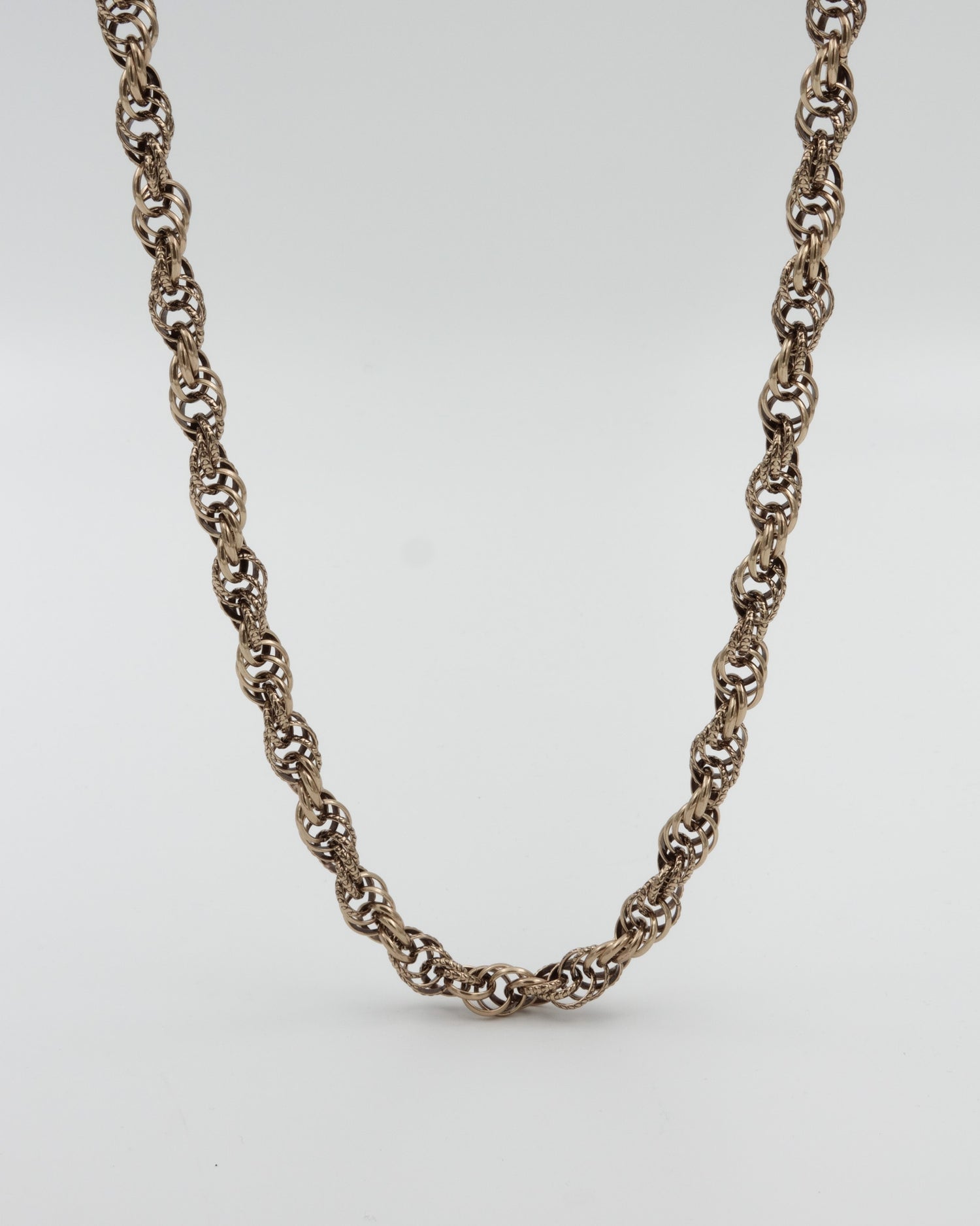 Kept Setukainen wrapped necklace 85 cm bronze