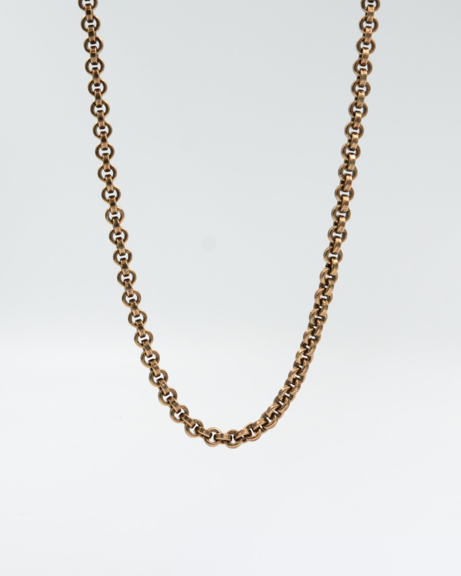 Pidetty pronssiketju 5006 85 cm