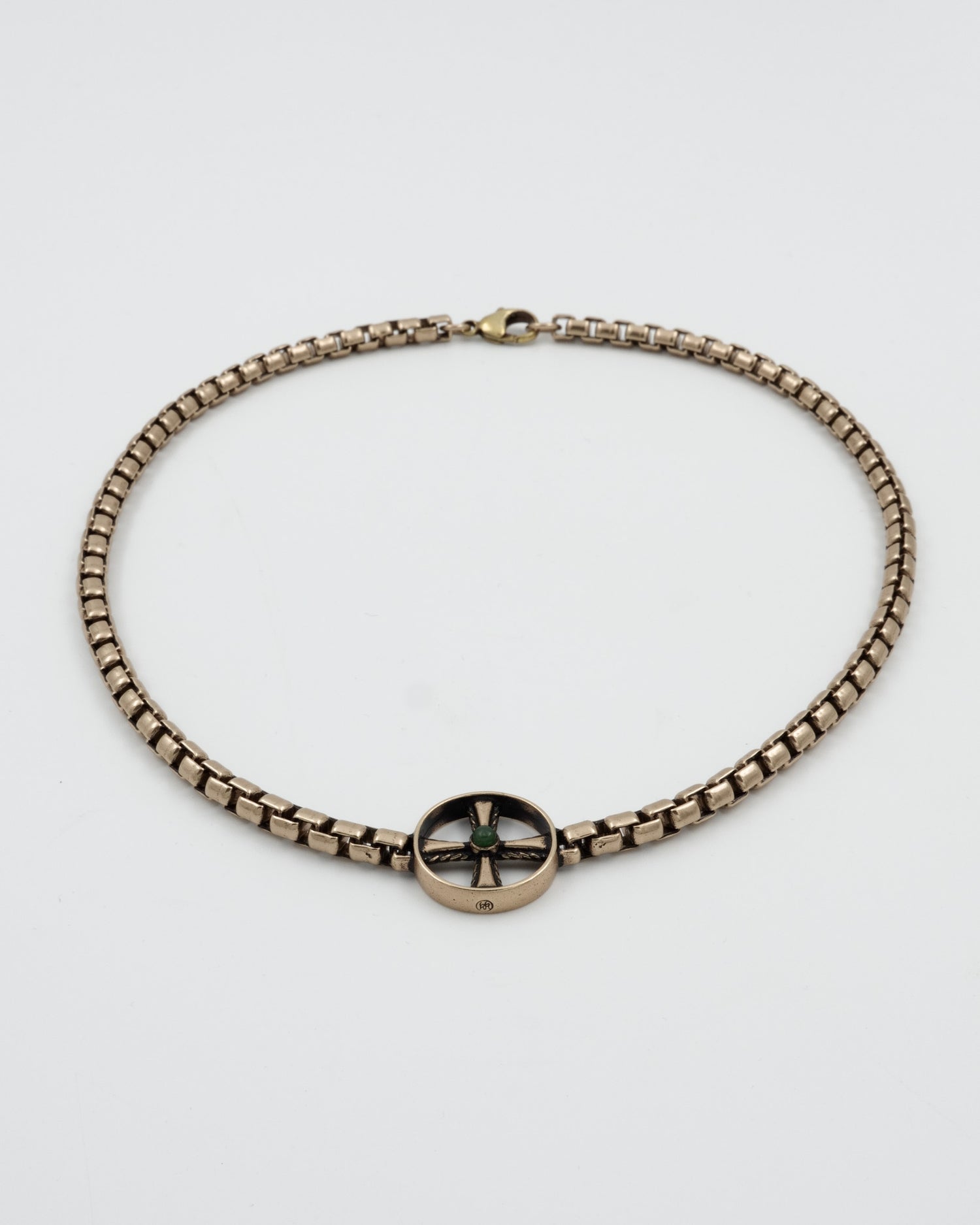 Kept Väinö necklace 45 cm bronze nephrite