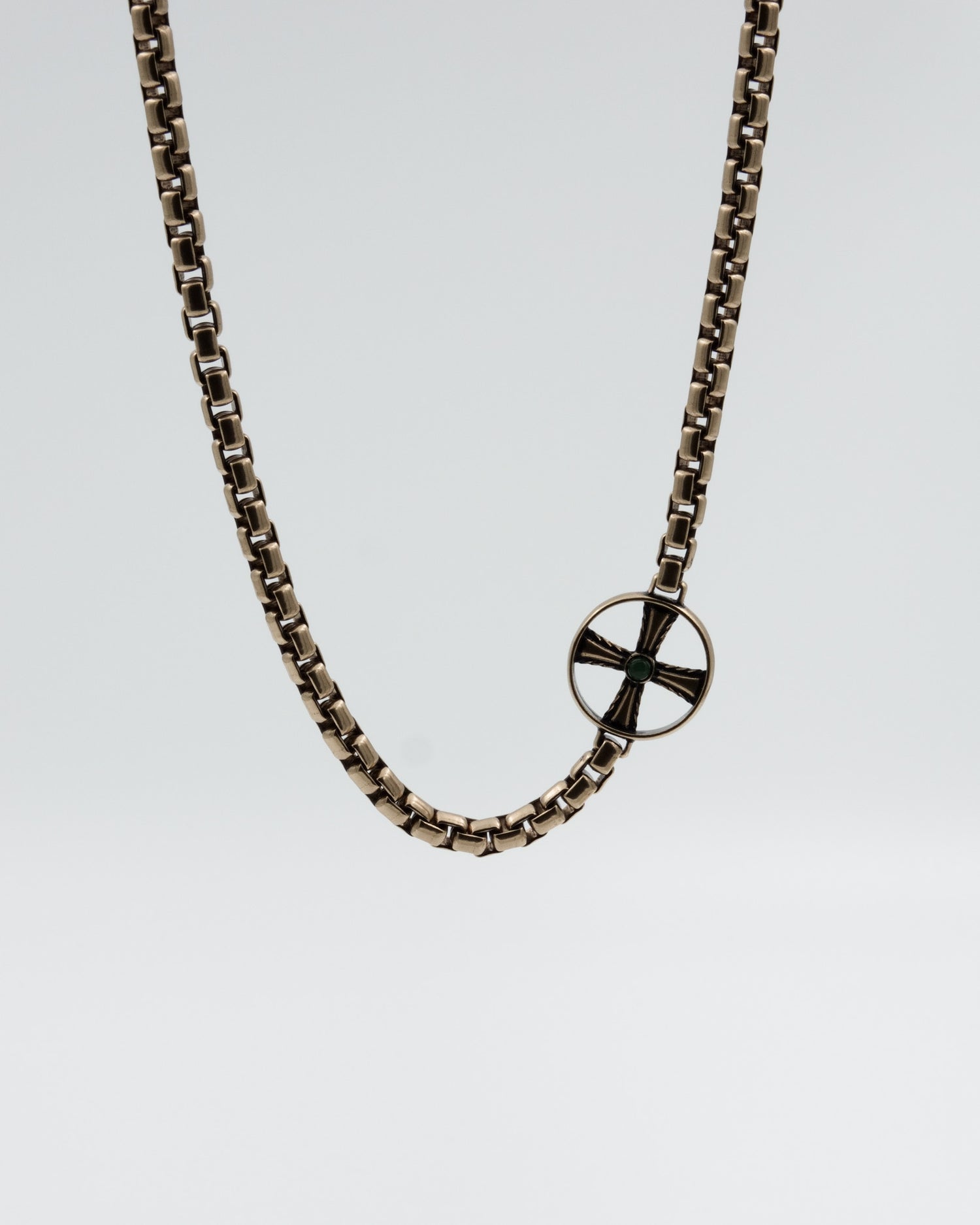 Kept Väinö necklace 45 cm bronze nephrite