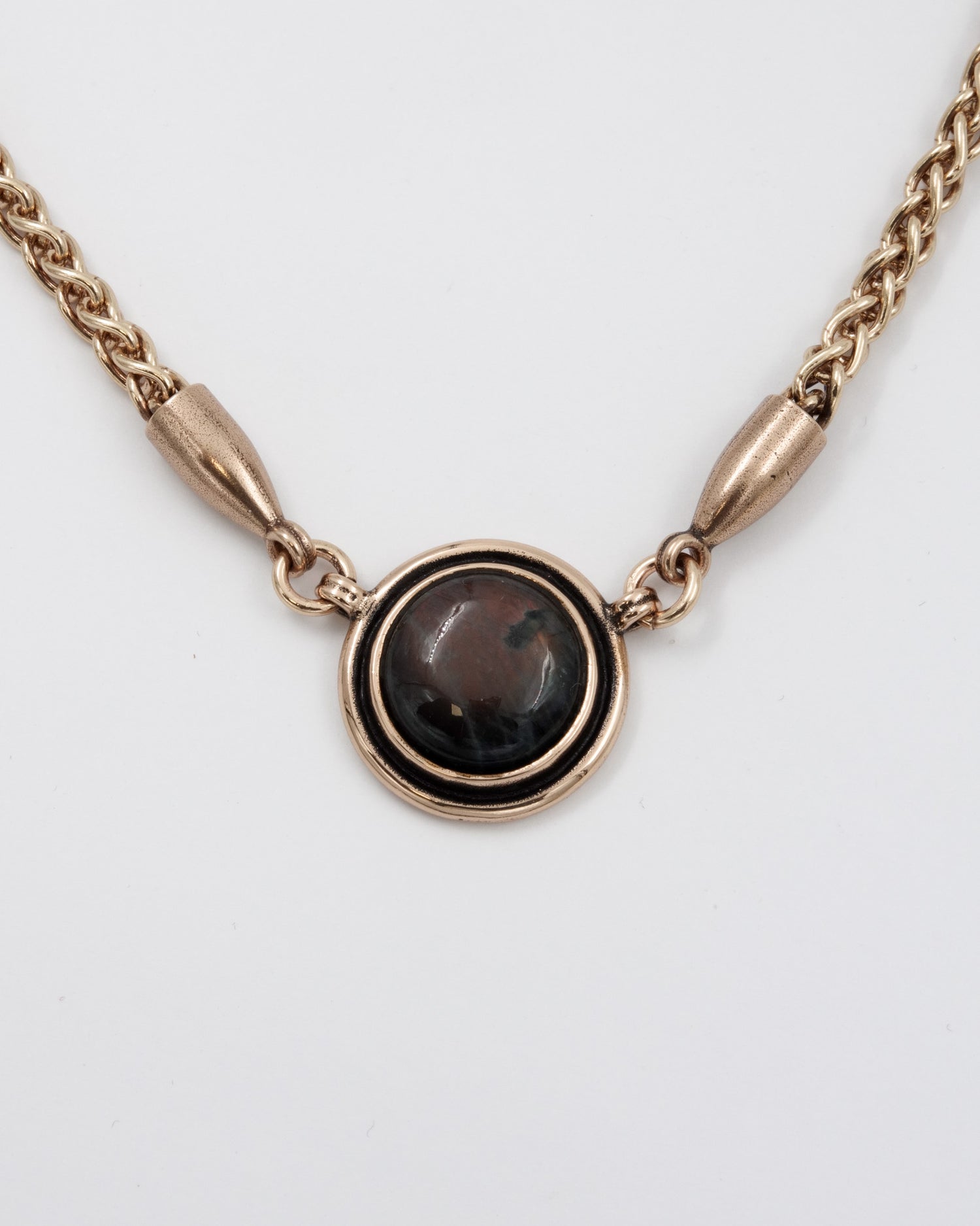 Held Spectro necklace bronze spectrolite