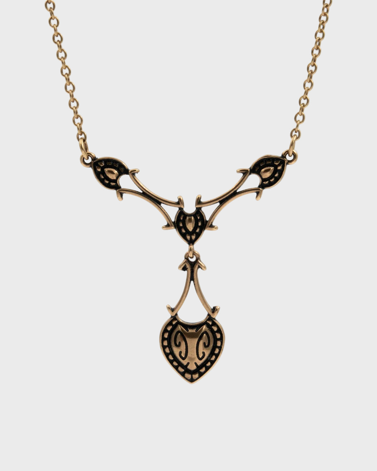 Preloved Helinä necklace 45 cm bronze