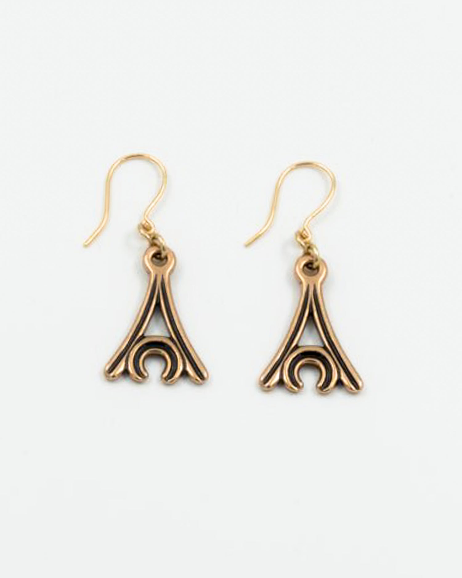 Kept Uhtuan sotka earrings bronze