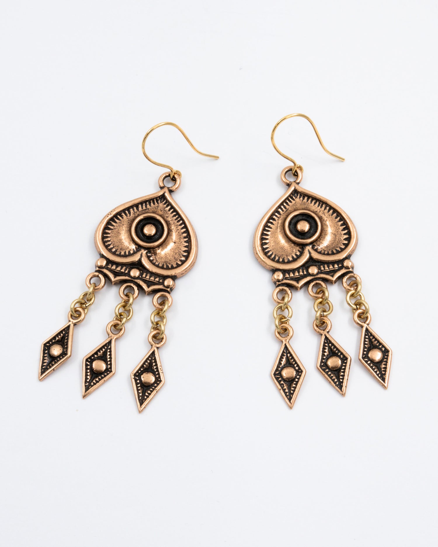 Heard Herttalehti earrings bronze