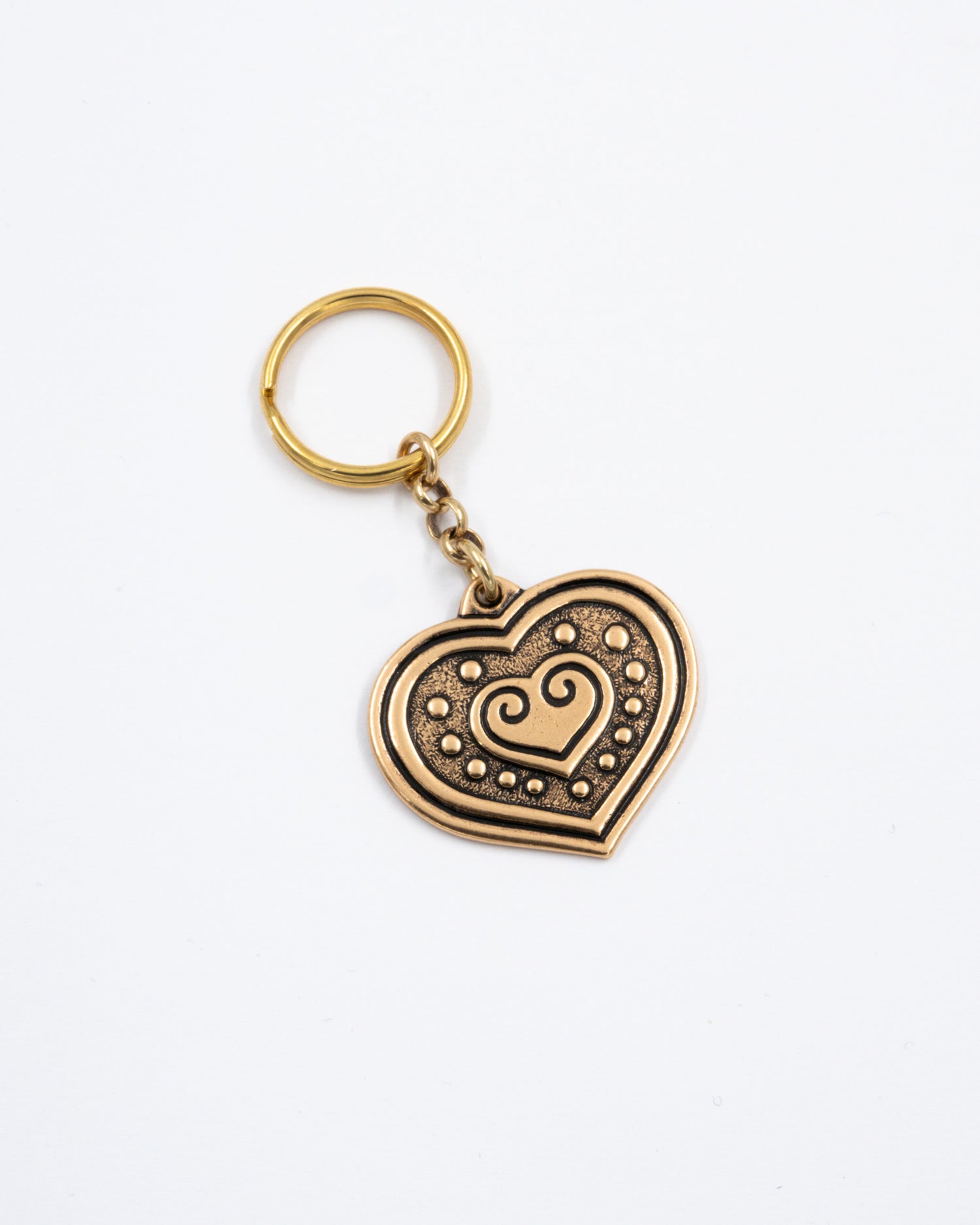 Kept Eura's heart key chain bronze