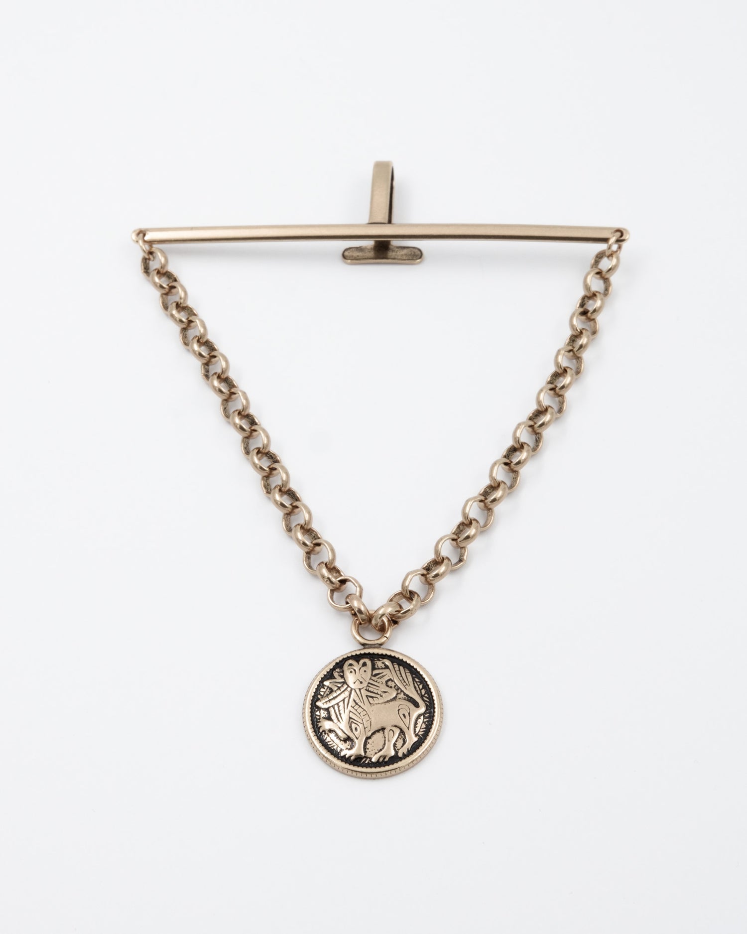 Pidetty Aurinkoleijona-solmiopidin pronssi