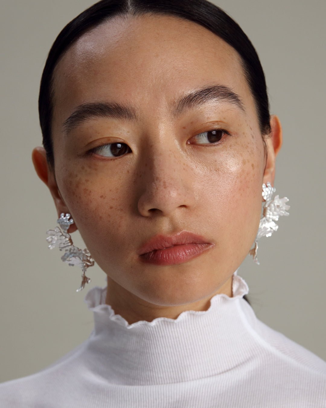 Tundra-korvakorut 2-osainen hopea