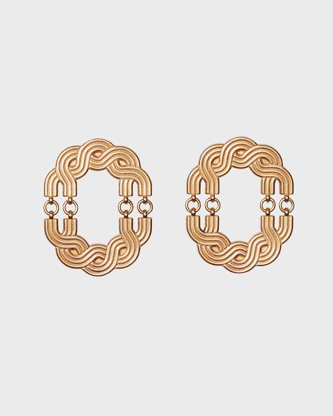 Maiden of the North Earrings bronze