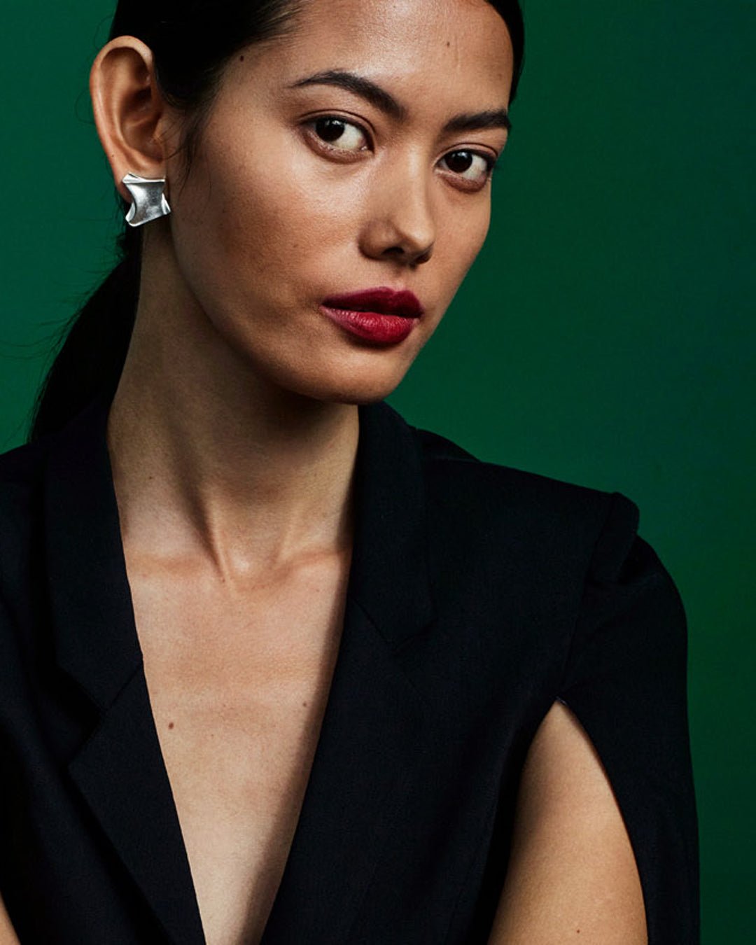 Mini Punk Earrings silver