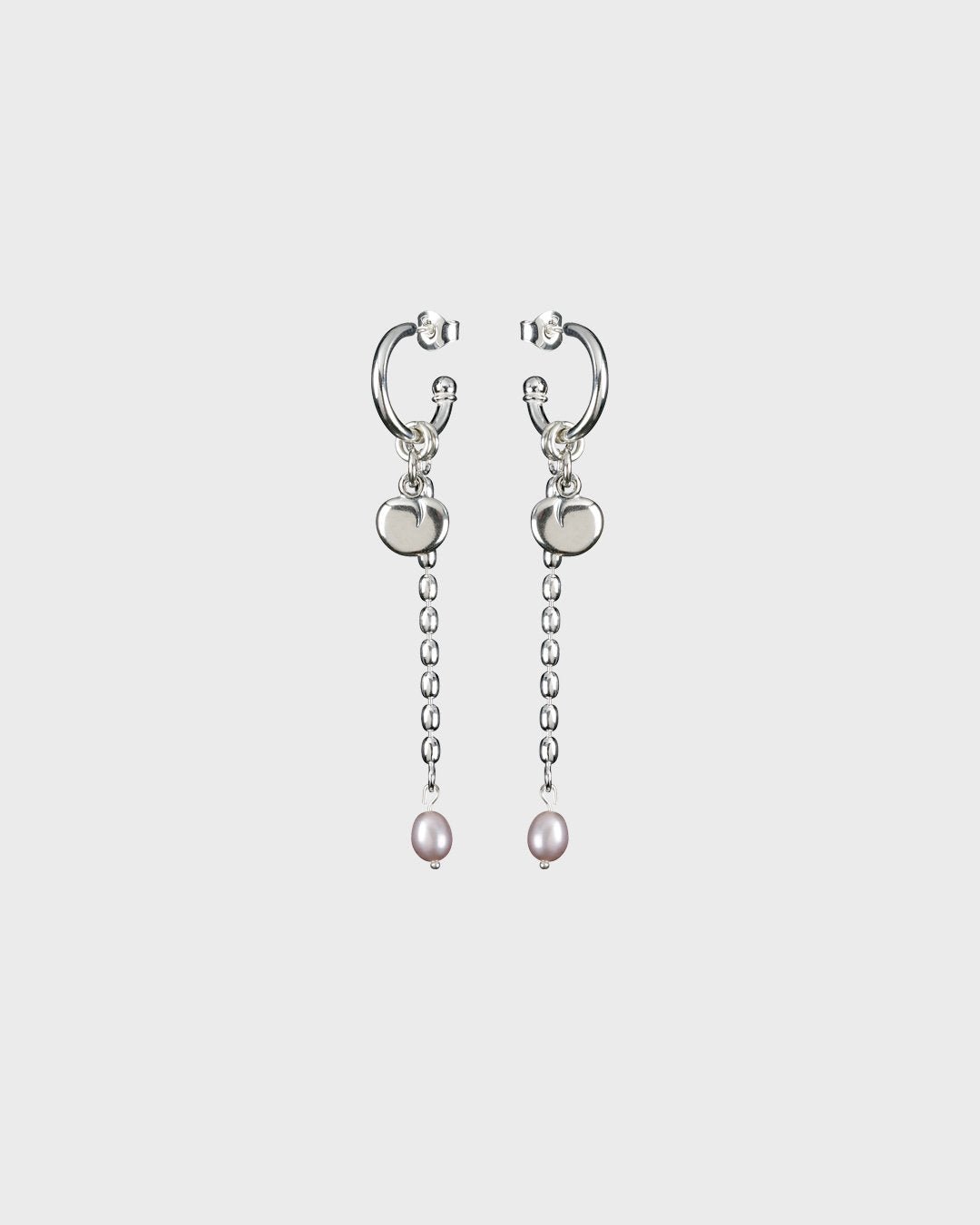 Pidetty Vanamo-korvakorut hopea