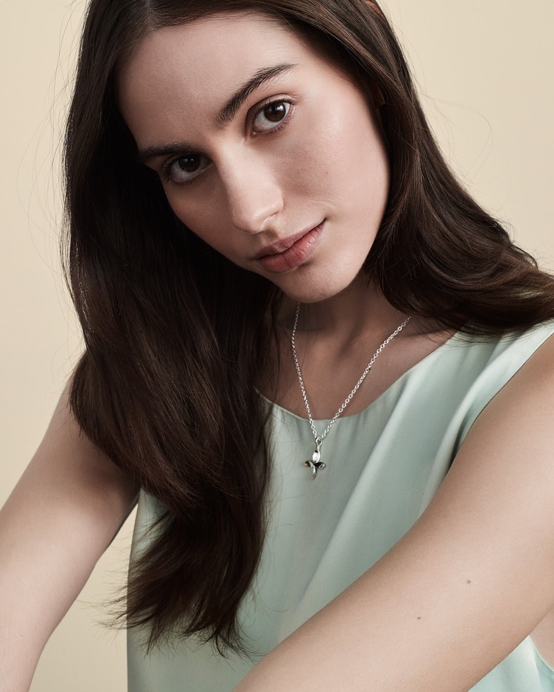 Ystävänristi-riipus hopea