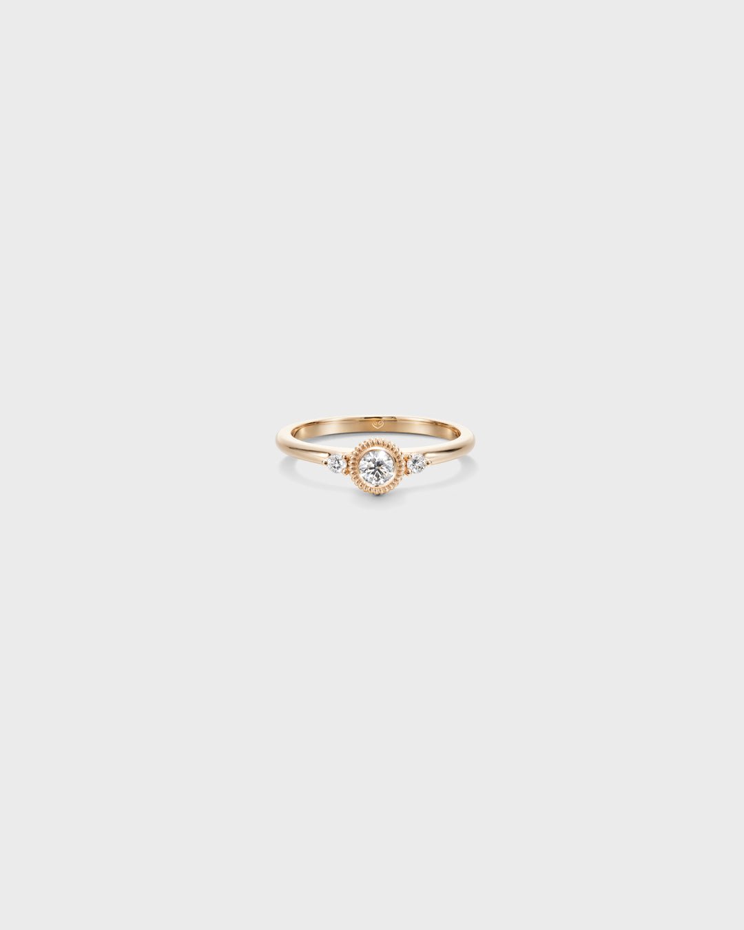 Beloved Diamond Ring 0.17 ct & 2 x 0.03 ct gold