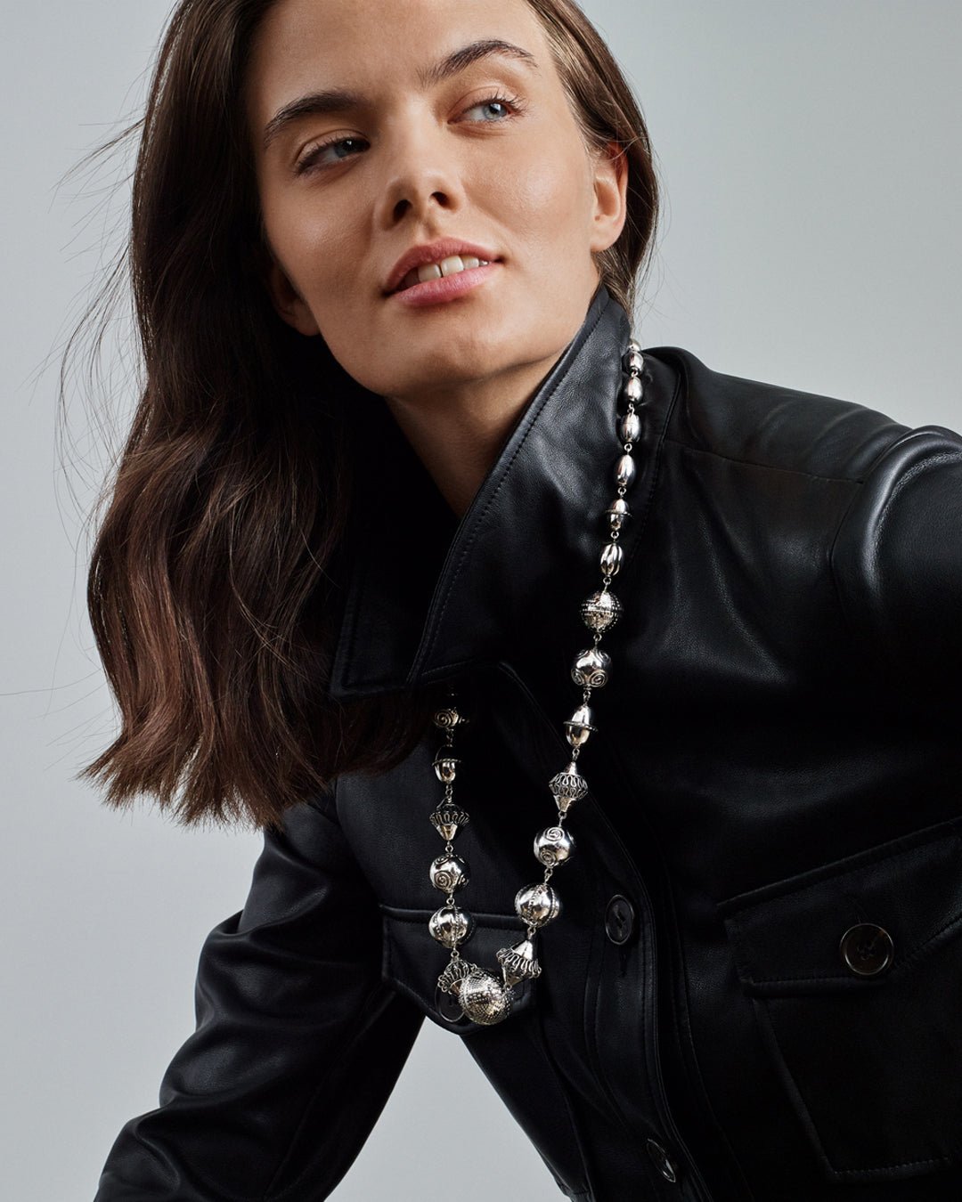 Halikko Necklace silver