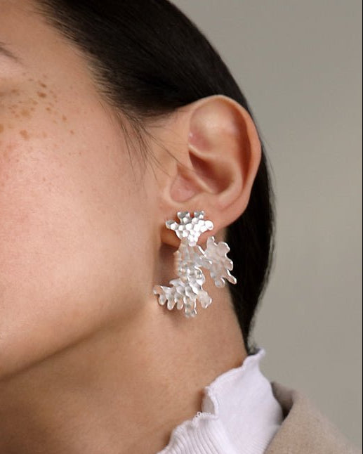 Tundra Earrings Silver