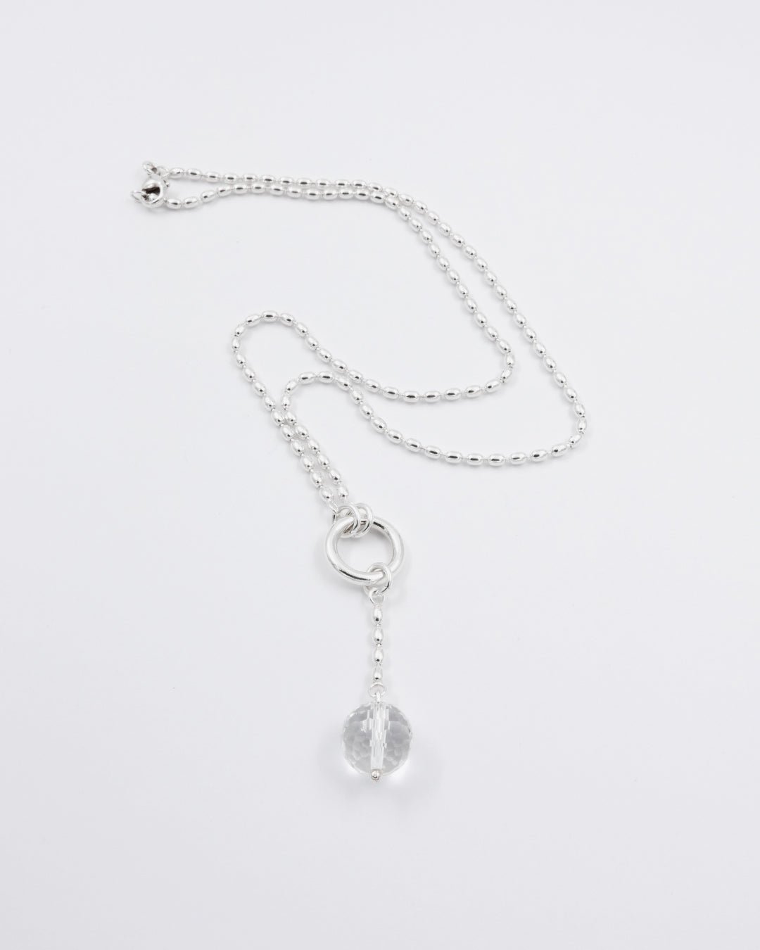 Held Pore pendant silver 45 cm rock crystal