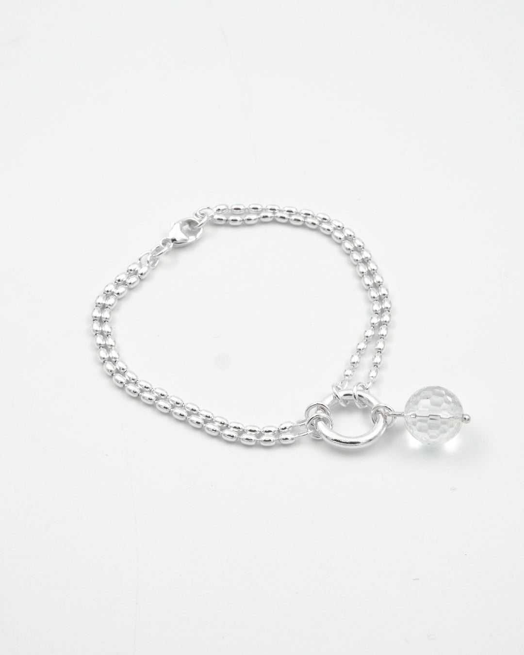 Held Pore bracelet silver rock crystal