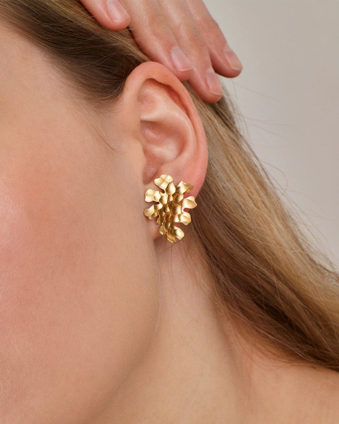 Tundra-korvakorut pienet hopea