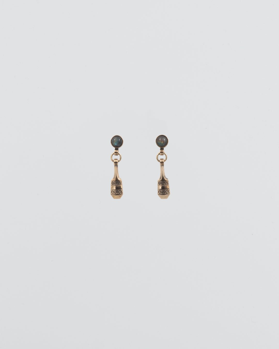 Kept Spinner earrings bronze