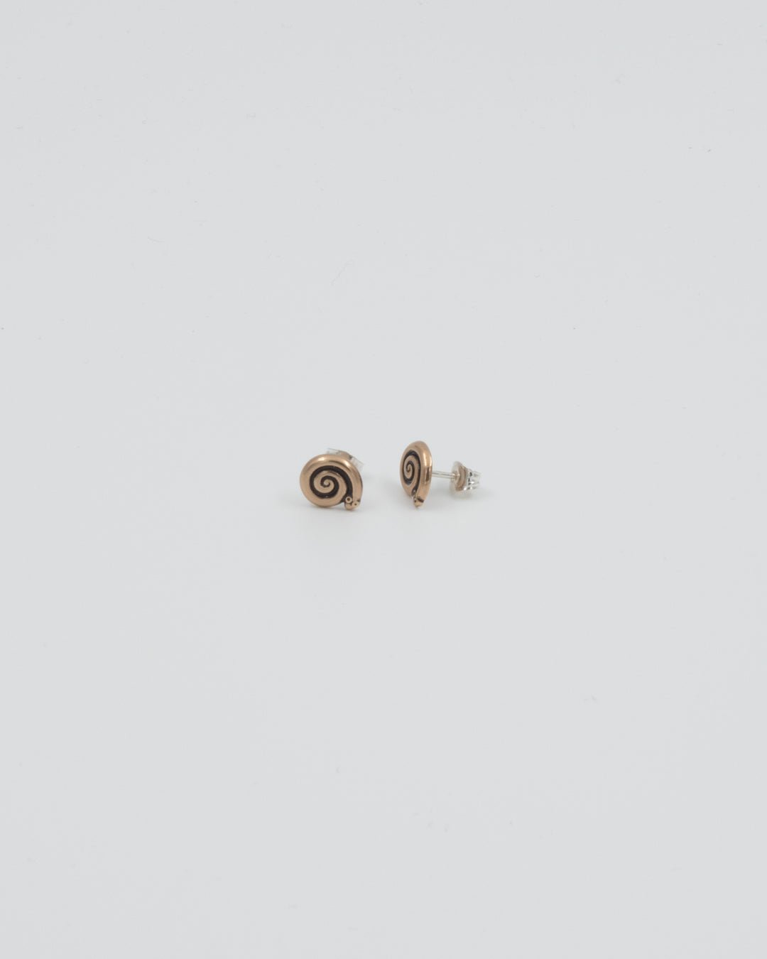Kept Copper snake earrings bronze