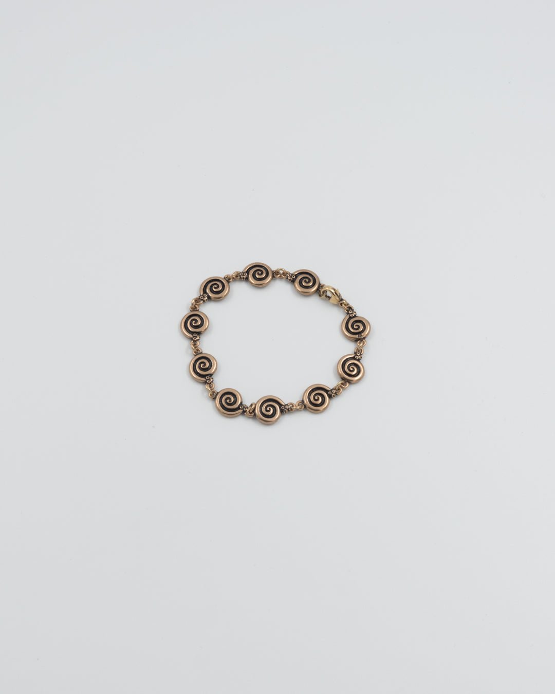 Pidetty Vaskikäärme-rannekoru 19,5 cm pronssi