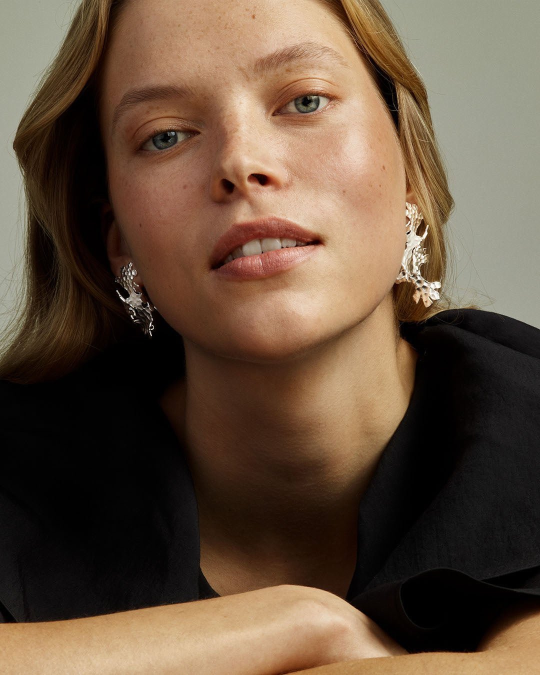 Tundra-korvakorut 2-osainen hopea