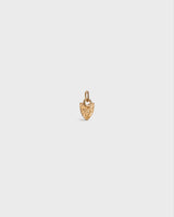 Live Hard Live Your Dream heart charm gold
