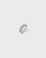Filigraani-sormus 5mm 1x0,06ct valkokulta