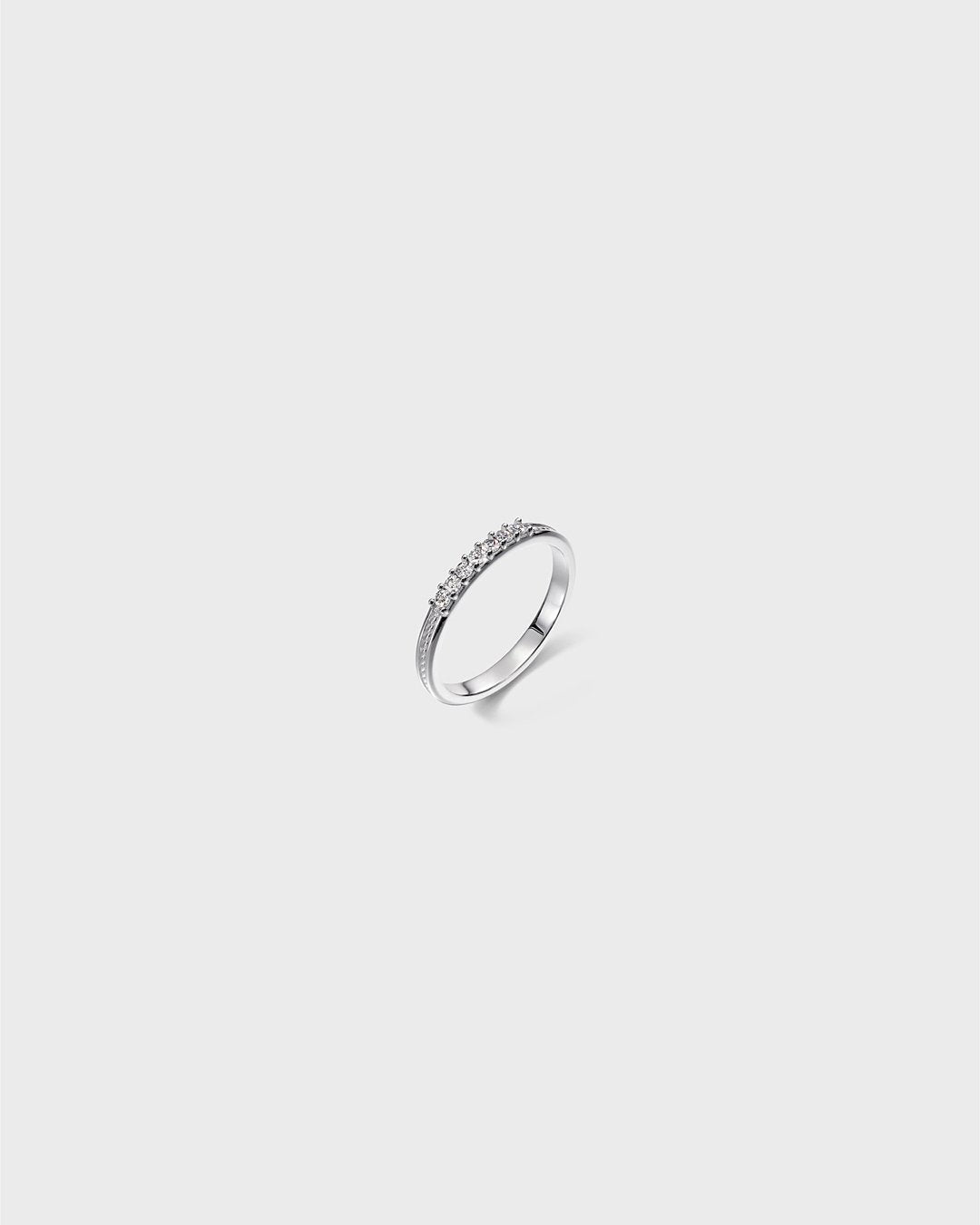 Heritage Diamond Ring 7 x 0.02 ct white gold