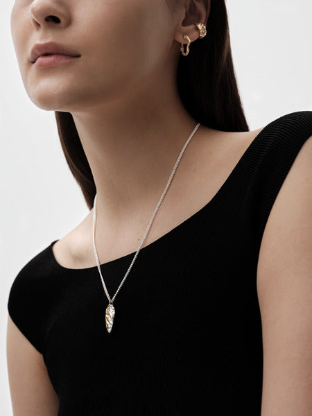 Itu charm seed silver gold-plated