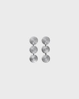 Kosmos single earring 3 parts silver
