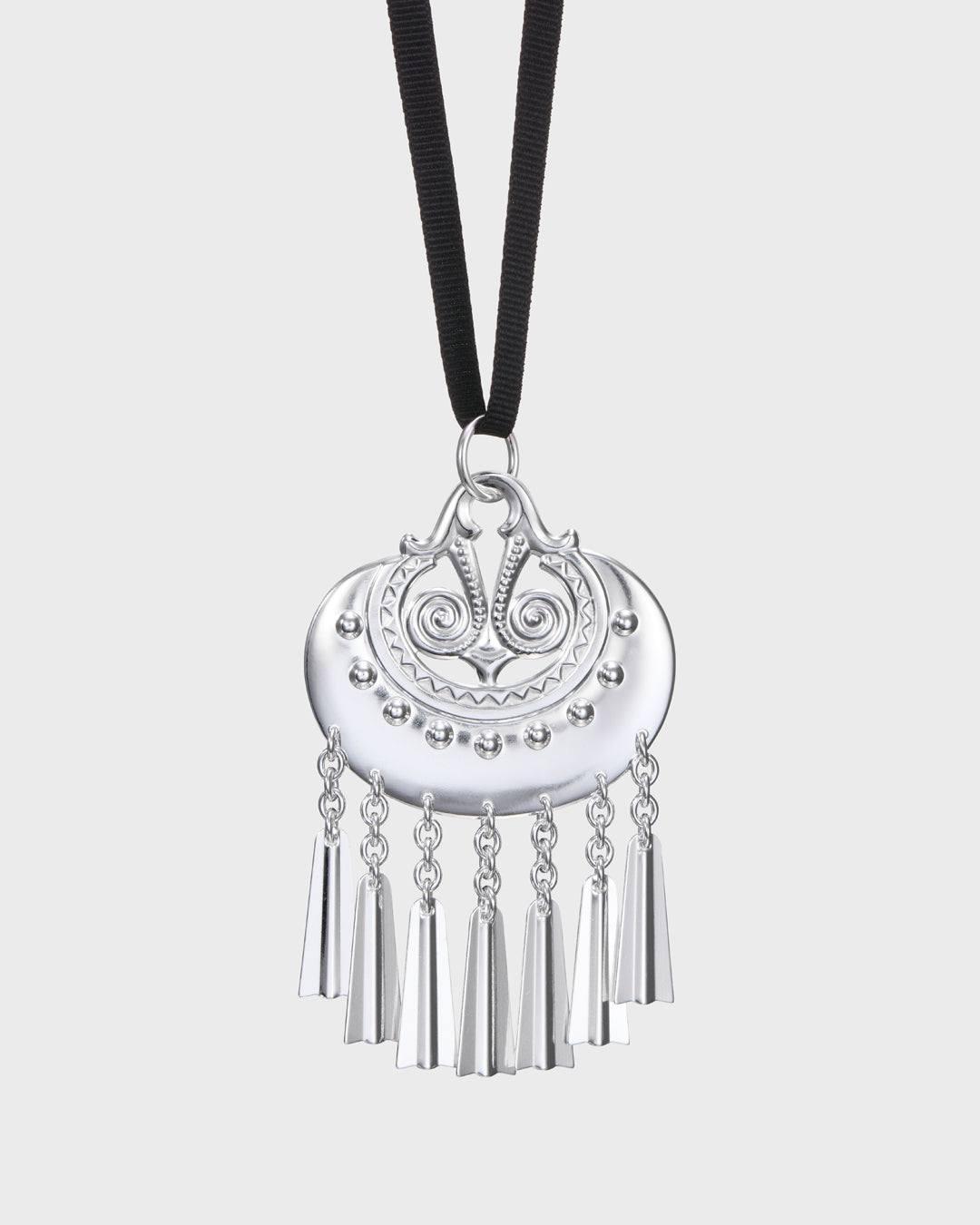 Moon Goddess ornament silver